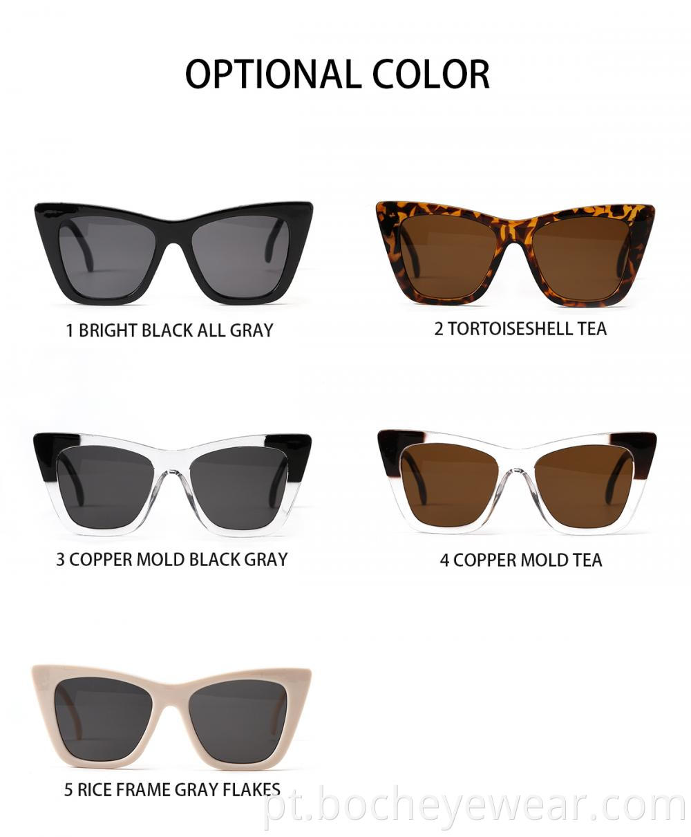 Wholesale Cheap Fashion Square Jelly Color Sun Glasses PC Sunglasses